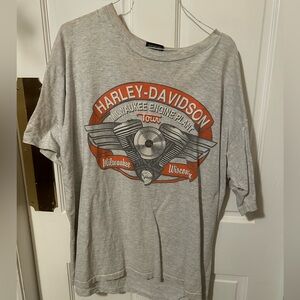 Vintage Harley-Davidson T-shirt size XL Milwaukee Engine Plant Tour